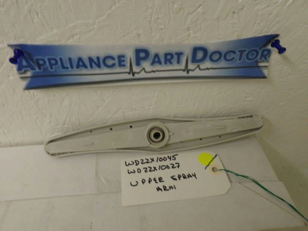 GENERAL ELECTRIC DISHWASHER WD22X10045 WD22X10027 UPPER SPRAY ARM USED GENERAL ELECTRIC DISHWASHER WD22X10045 WD22X10027 UPPER SPRAY ARM USED